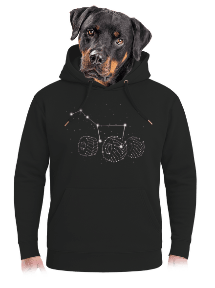 Velký vůz unisex mikina premium Dark Black