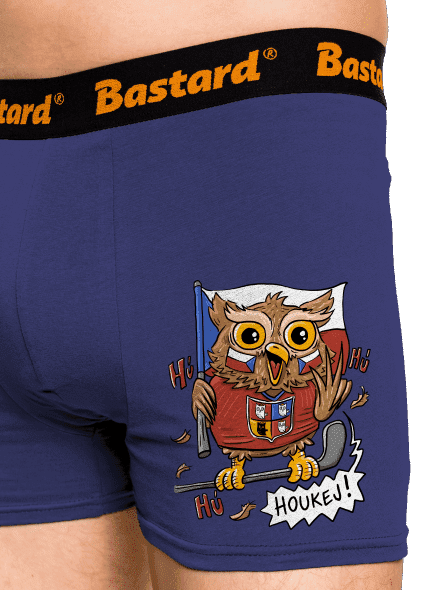 Houkej boxerky Blue Navy