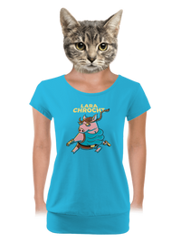 dámské tričko s lemem