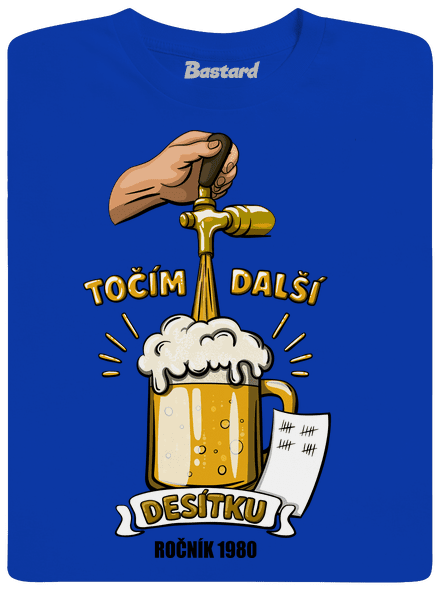 Točím další desítku pánské dlouhý rukáv Royal Blue
