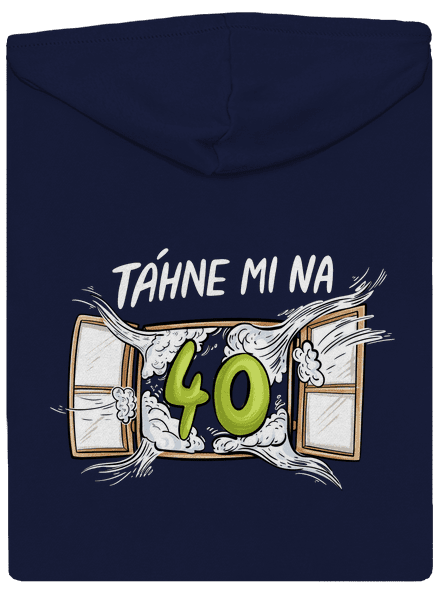 Táhne mi na pánská mikina na zip Navy