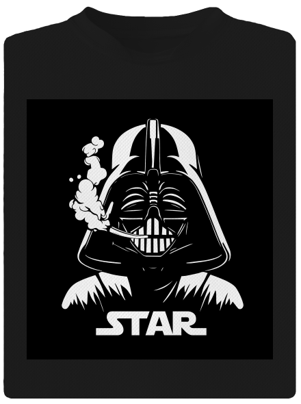 Darth Star pánské sportovní tričko Black