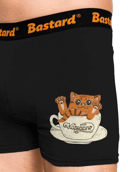 Kapučičíno boxerky Black