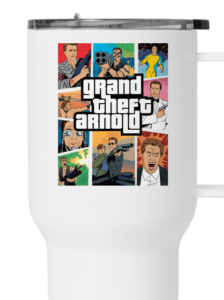 Grand Theft Arnold termohrnek White