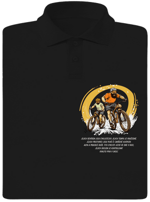 Cyklo 11 pánská polokošile Black