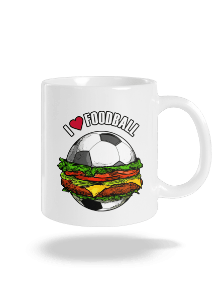 Foodball klasický hrnek White