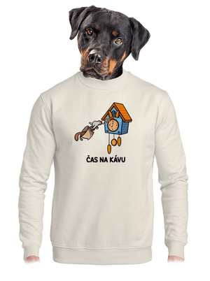 unisex mikina bez kapuce