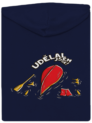 Udělal jsem se pánská mikina na zip Navy