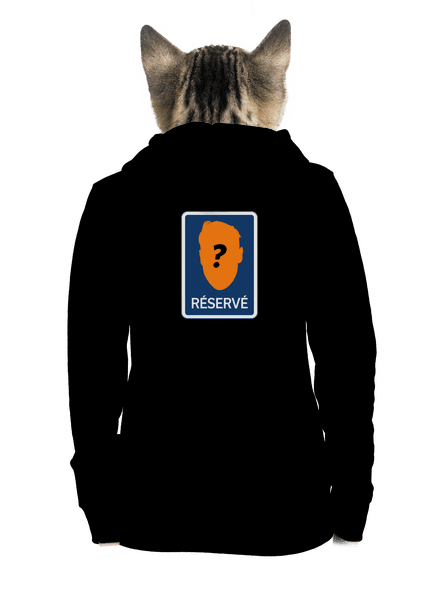 Značka réservé dámská mikina na zip Black