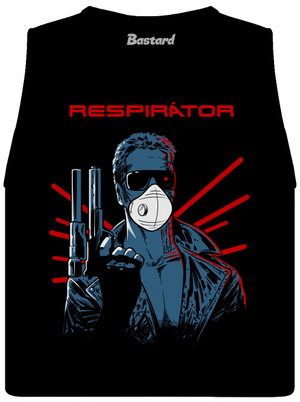 Respirátor dámské tílko volné Black