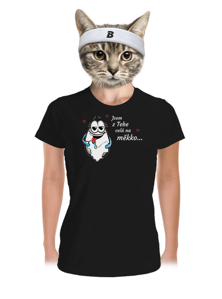 Vejce dámské sportovní tričko Black
