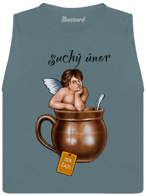 Suchý únor dámské tílko volné Heather Deep Teal