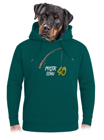 Narozeninový mistr lovu unisex mikina premium Emerald Green