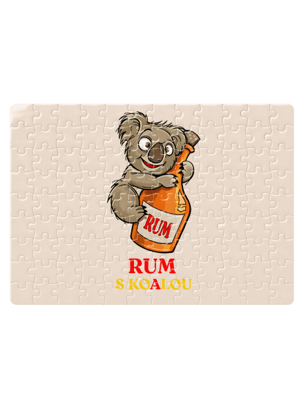 Rum s koalou puzzle White