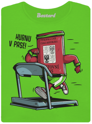 Hubnu v pase dámské tričko Apple Green