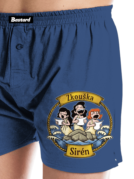 Zkouška sirén pánské trenky Blue
