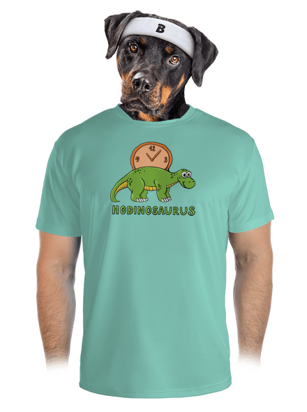 Hodinosaurus pánské sportovní tričko Mint Mal