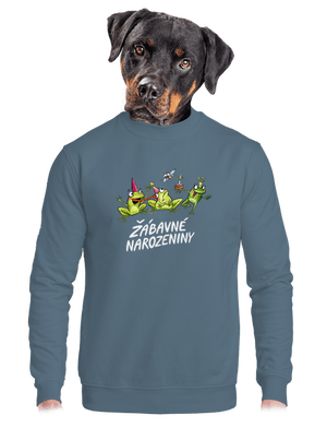 unisex mikina bez kapuce