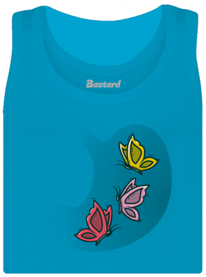 V břiše dámské tílko klasické Blue Atol