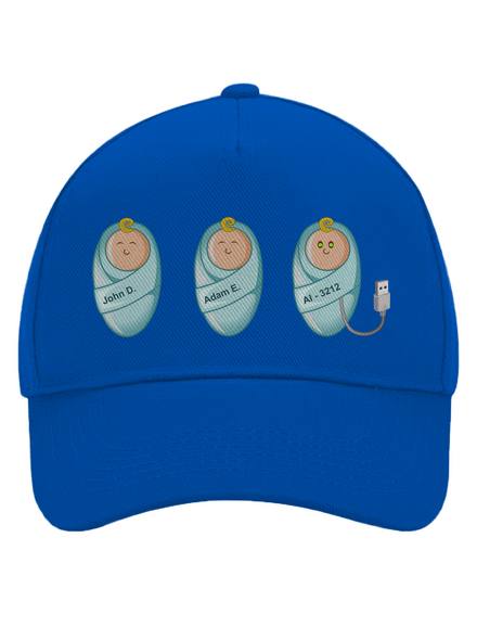 AI baby kšiltovka baseballka Bright Royal