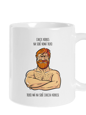Chuck Norris klasický hrnek White