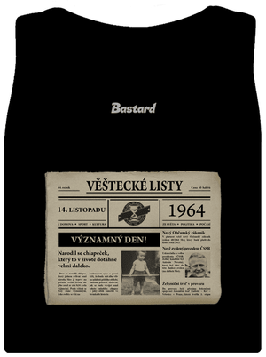 Věštecké listy dámské tílko klasické Black