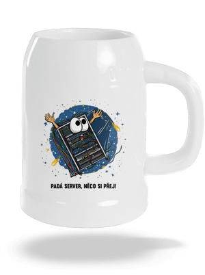 Padá server půllitr White