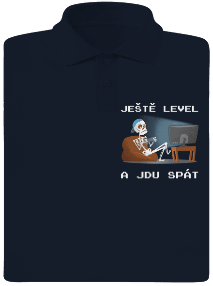 Ještě level pánská polokošile Navy Mal