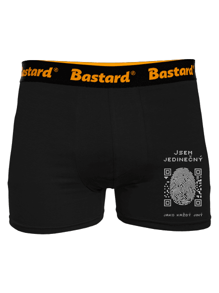 Jsem jedinečný boxerky Black