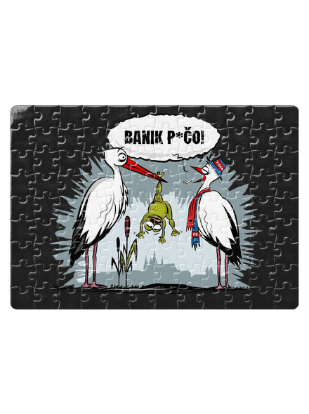 Banik p*čo! puzzle White