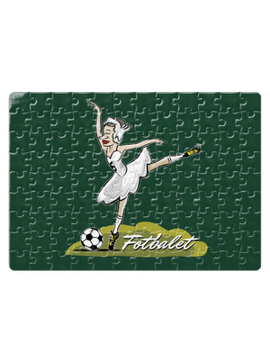 Fotbalet puzzle White