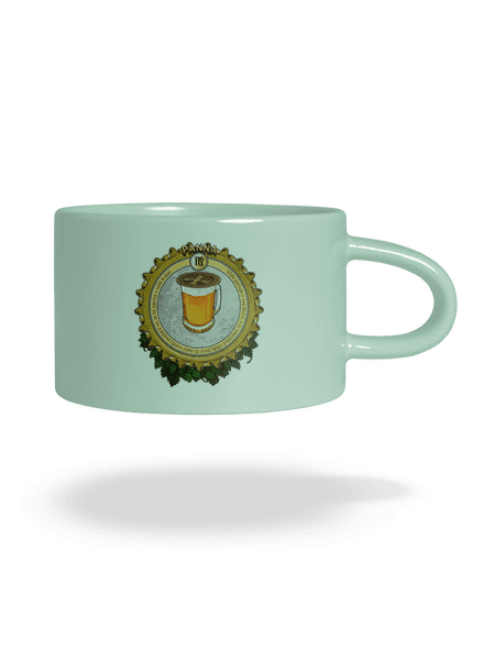 Pivní horoskop: Panna hrnek makronka Mint Macaron