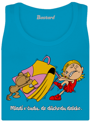 Školačka dámské tílko klasické Blue Atol