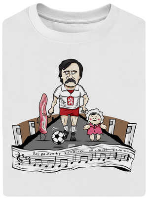 Fotbalová legenda unisex tričko oversized White