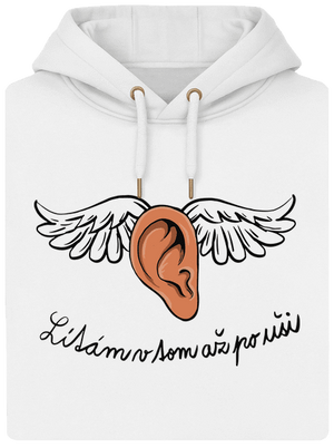 Až po uši unisex mikina premium Snowwhite