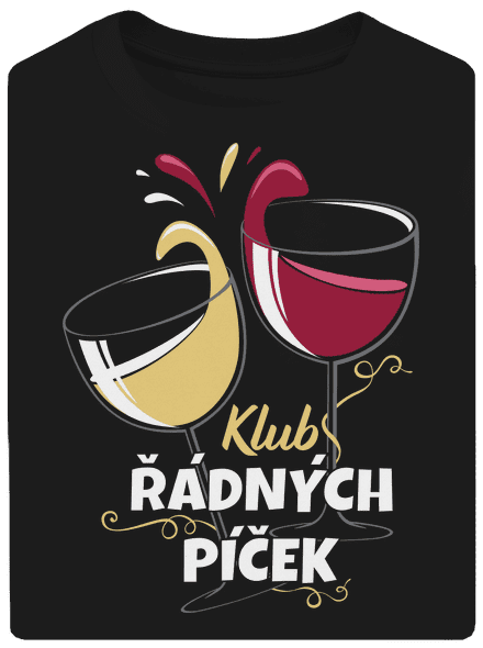 Klub řádných píček unisex tričko oversized Black