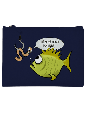 Ryba a žížala taštička French Navy