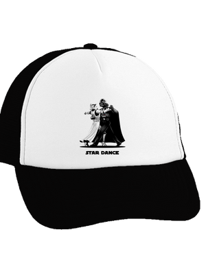 Star dance kšiltovka truckerka Black cap