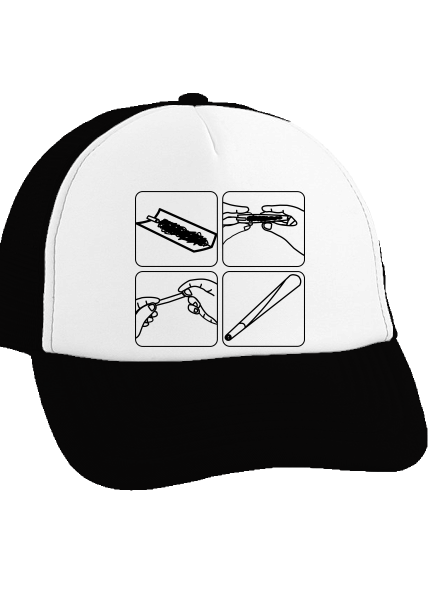 Joint kšiltovka truckerka Black cap