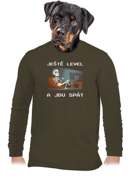 Ještě level pánské dlouhý rukáv Urban Khaki