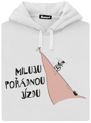 Miluju jízdu dámská mikina klokanka White