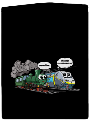 Zakouříme? pánská mikina na zip Black