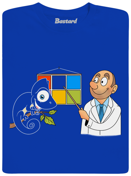 Chameleon u lékaře pánské dlouhý rukáv Royal Blue
