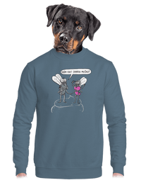 unisex mikina bez kapuce