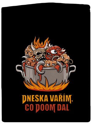 Co Doom dal dámská mikina na zip Black