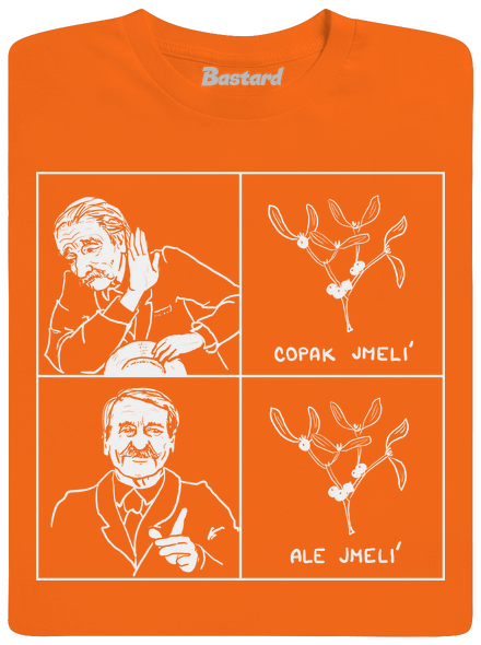 Cimrman: Copak jmelí pánské tričko Orange