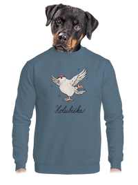 unisex mikina bez kapuce