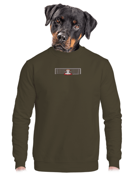 Gólmanka unisex mikina bez kapuce Urban Khaki