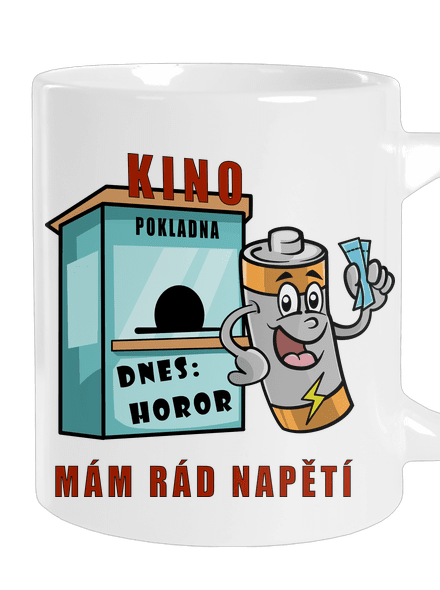 Mám rád napětí velký hrnek White