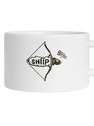 Shííp hrnek makronka White